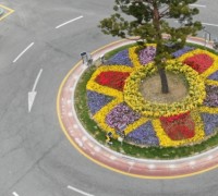 예산군, 주요 도로변 화단에 여름꽃 2만본 식재