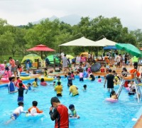 계룡시, 두계천 생태공원 물놀이장 개장 준비