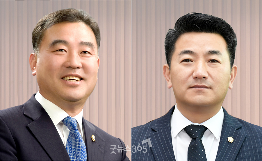 예산결산특별위원회 이계천 위원장(왼쪽), 서원 부위원장